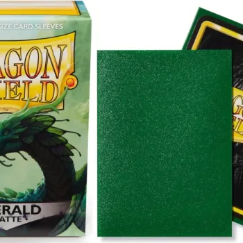 Protetor de Cartas 66mm x 91mm (Padrão) Matte Esmeralda c/ 100 - Dragon Shield