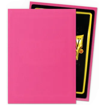 Protetor de Cartas 66mm x 91mm (Padrão) Matte Rosa Diamante c/ 100 - Dragon Shield