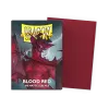 Protetor de Cartas 66mm x 91mm (Padrão) Matte Vermelho-sangue c/ 100 - Dragon Shield