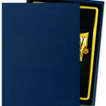 Protetor de Cartas 66mm x 91mm (Padrão) Matte Azul Meia-noite c/ 100 - Dragon Shield