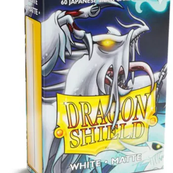 Protetor de Cartas 59mm x 85mm (Small) Matte Branco c/ 60 - Dragon Shield