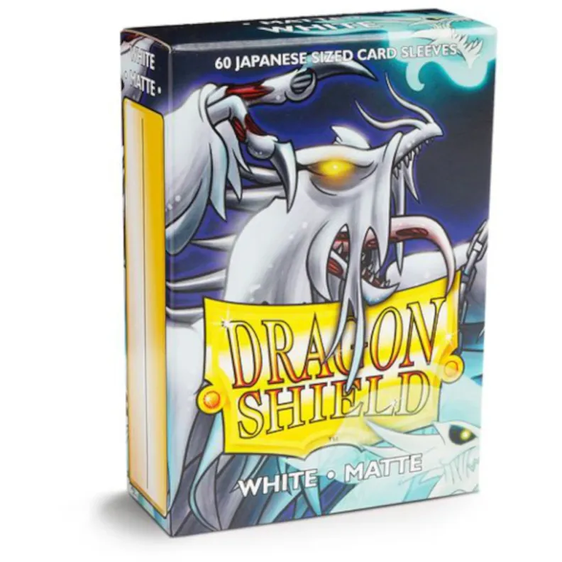 Protetor de Cartas 59mm x 85mm (Small) Matte Branco c/ 60 - Dragon Shield