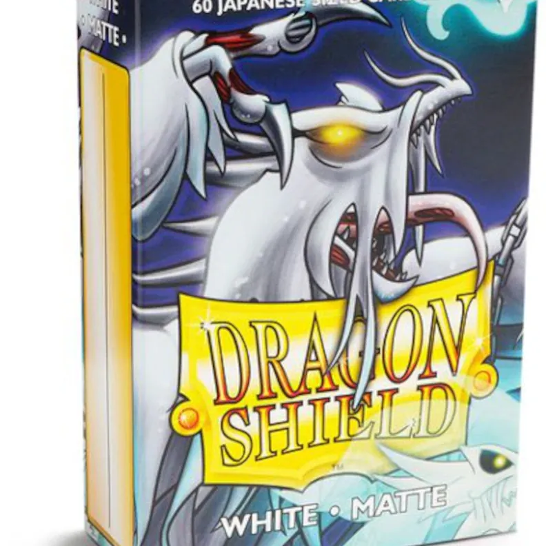 Protetor de Cartas 59mm x 85mm (Small) Matte Branco c/ 60 - Dragon Shield