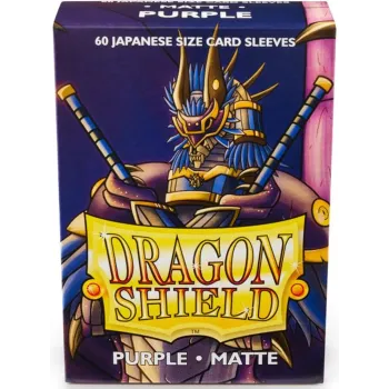 Protetor de Cartas 59mm x 85mm (Small) Matte Roxo c/ 60 - Dragon Shield