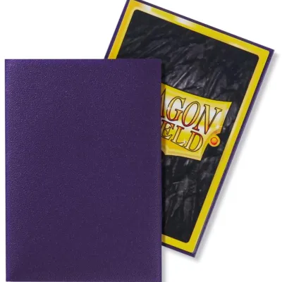 Protetor de Cartas 59mm x 85mm (Small) Matte Roxo c/ 60 - Dragon Shield