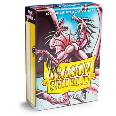 Protetor de Cartas 59mm x 85mm (Small) Matte Rosa c/ 60 - Dragon Shield