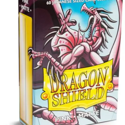 Protetor de Cartas 59mm x 85mm (Small) Matte Rosa c/ 60 - Dragon Shield