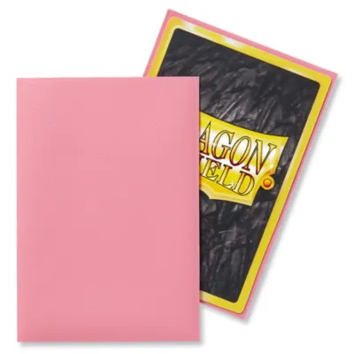 Protetor de Cartas 59mm x 85mm (Small) Matte Rosa c/ 60 - Dragon Shield