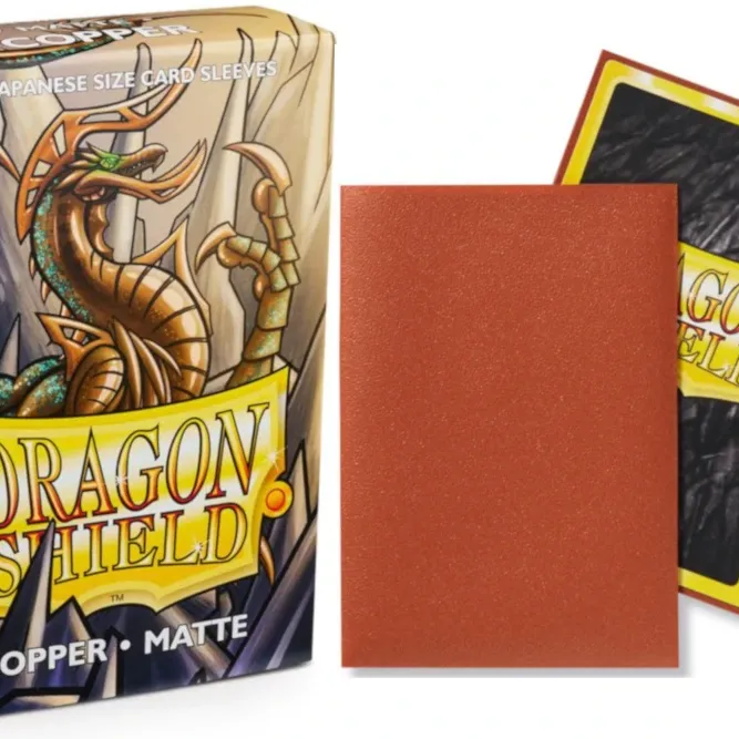 Protetor de Cartas 59mm x 85mm (Small) Matte Cobre c/ 60 - Dragon Shield