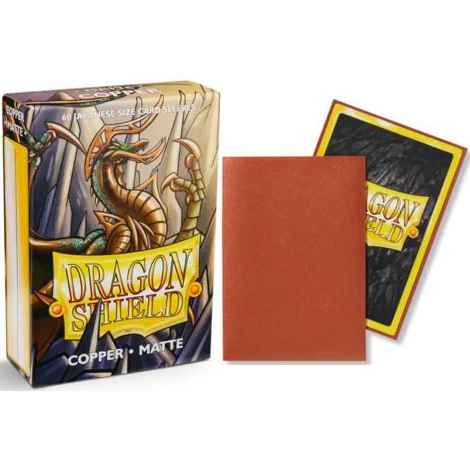 Protetor de Cartas 59mm x 85mm (Small) Matte Cobre c/ 60 - Dragon Shield