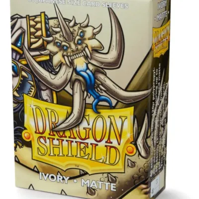 Protetor de Cartas 59mm x 86mm (Small) Matte Marfim c/ 60 - Dragon Shield