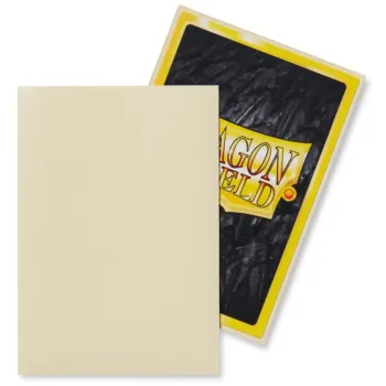 Protetor de Cartas 59mm x 86mm (Small) Matte Marfim c/ 60 - Dragon Shield