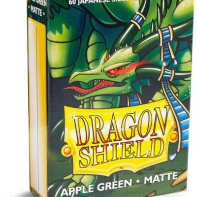 Protetor de Cartas 59mm x 85mm (Small) Matte Verde Maçã c/ 60 - Dragon Shield