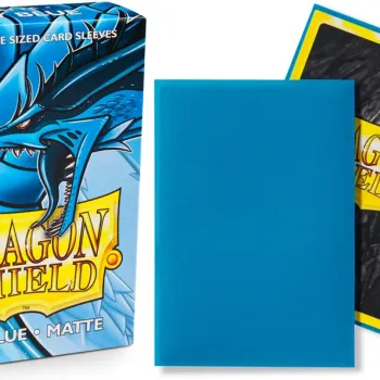 Protetor de Cartas 59mm x 86mm (Small) Matte Azul Céu c/ 60 - Dragon Shield Protetor de Cartas 59mm x 86mm (Small) Matte Azul Céu c/ 60 - Dragon Shield