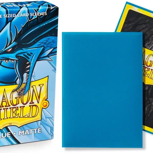 Protetor de Cartas 59mm x 86mm (Small) Matte Azul Céu c/ 60 - Dragon Shield