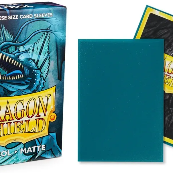 Protetor de Cartas 59mm x 85mm (Small) Matte Petróleo c/ 60 - Dragon Shield