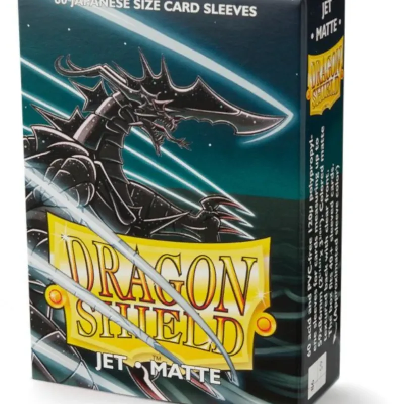 Protetor de Cartas 59mm x 85mm (Small) Matte Jet c/ 60 - Dragon Shield