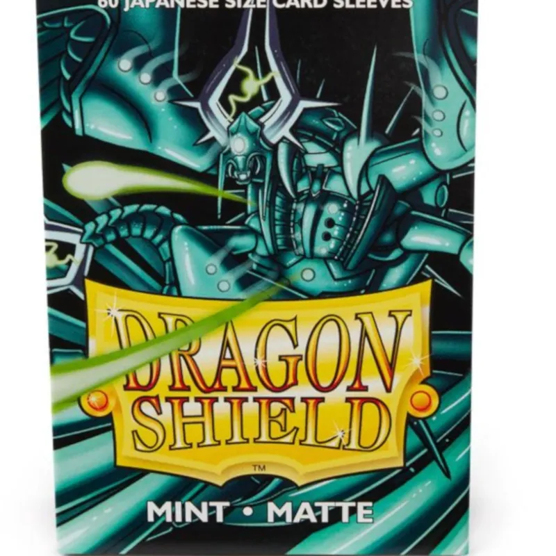 Protetor de Cartas 59mm x 86mm (Small) Matte Menta c/ 60 - Dragon Shield