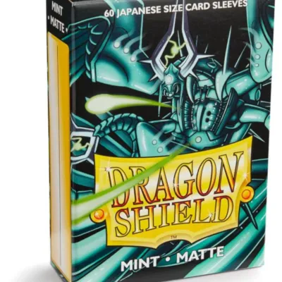 Protetor de Cartas 59mm x 86mm (Small) Matte Menta c/ 60 - Dragon Shield