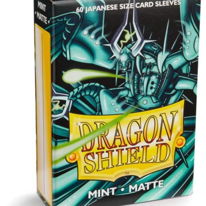 Protetor de Cartas 59mm x 86mm (Small) Matte Menta c/ 60 - Dragon Shield