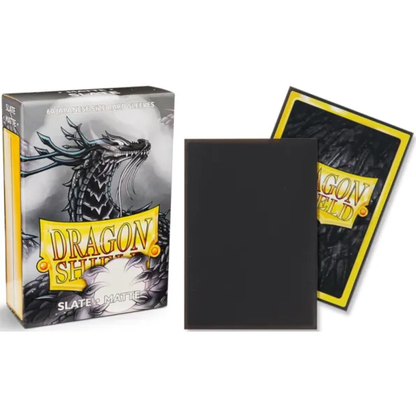 Protetor de Cartas 59mm x 86mm (Small) Matte Ardósia c/ 60 - Dragon Shield