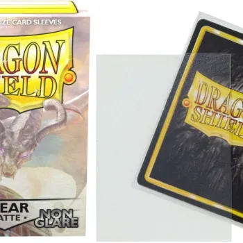 Protetor de Cartas 66mm x 91mm (Padrão) Matte Transparente Anti-Reflexo c/ 100 - Dragon Shield