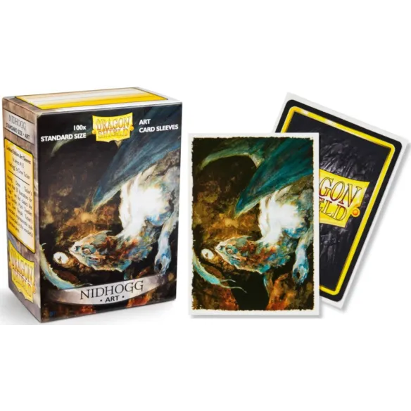 Protetor de Cartas 66mm x 91mm (Padrão) Arte Nidhogg c/ 100 - Dragon Shield Protetor de Cartas 66mm x 91mm (Padrão) Arte Nidhogg c/ 100 - Dragon Shield