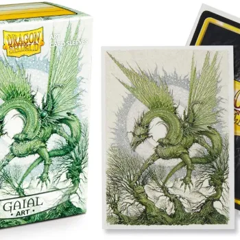 Protetor de Cartas 66mm x 91mm (Padrão) Matte Arte Gaial c/ 100 - Dragon Shield