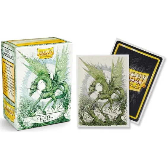 Protetor de Cartas 66mm x 91mm (Padrão) Matte Arte Gaial c/ 100 - Dragon Shield Protetor de Cartas 66mm x 91mm (Padrão) Matte Arte Gaial c/ 100 - Dragon Shield