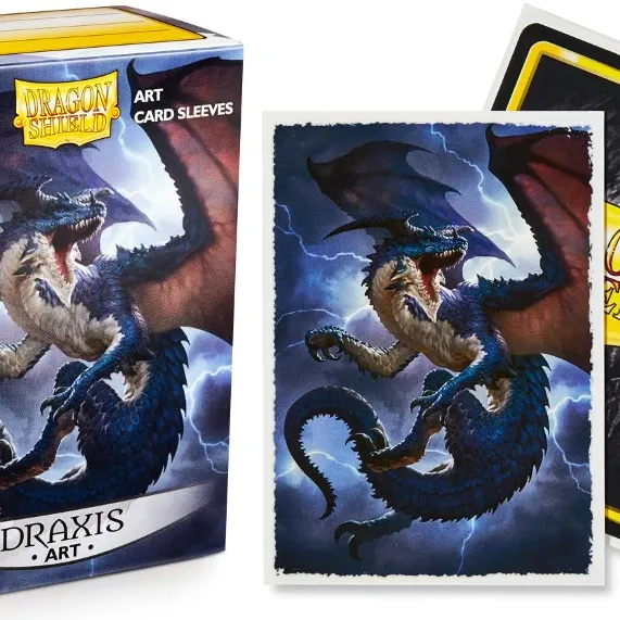 Protetor de Cartas 66mm x 91mm (Padrão) Arte Draxis c/ 100 - Dragon Shield