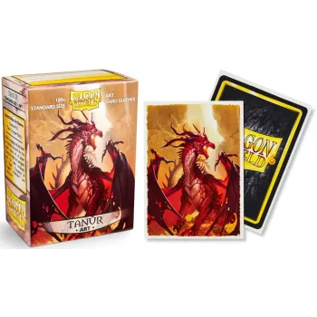 Protetor de Cartas 66mm x 91mm (Padrão) Arte Tanûr c/ 100 - Dragon Shield