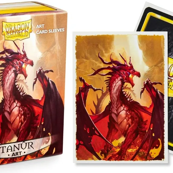 Protetor de Cartas 66mm x 91mm (Padrão) Arte Tanûr c/ 100 - Dragon Shield