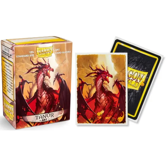 Protetor de Cartas 66mm x 91mm (Padrão) Arte Tanûr c/ 100 - Dragon Shield