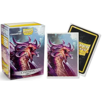 Protetor de Cartas 66mm x 91mm (Padrão) Arte Carnax c/ 100 - Dragon Shield