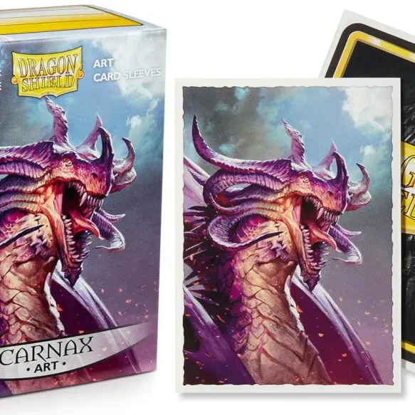 Protetor de Cartas 66mm x 91mm (Padrão) Arte Carnax c/ 100 - Dragon Shield