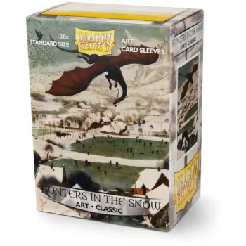 Protetor de Cartas 66mm x 91mm (Padrão) Arte Hunters in the Snow c/ 100 - Dragon Shield
