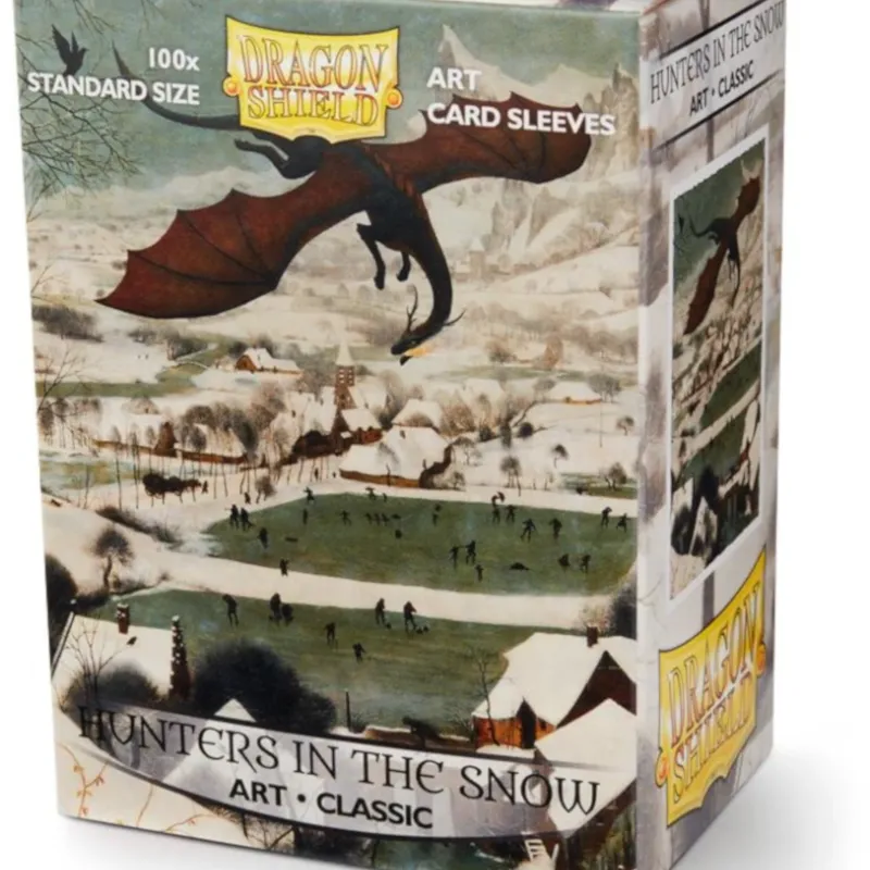 Protetor de Cartas 66mm x 91mm (Padrão) Arte Hunters in the Snow c/ 100 - Dragon Shield