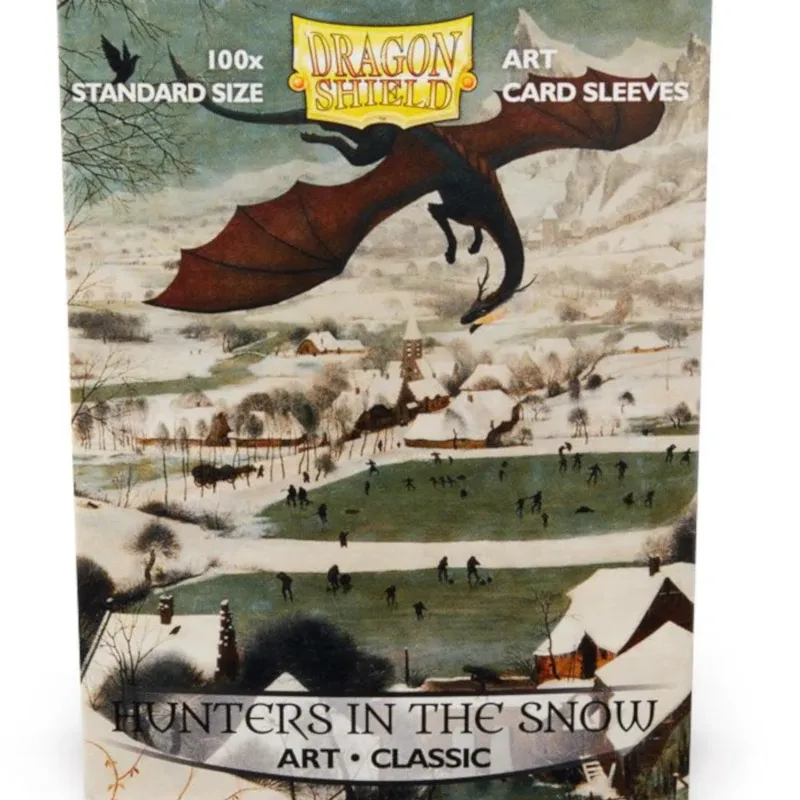 Protetor de Cartas 66mm x 91mm (Padrão) Arte Hunters in the Snow c/ 100 - Dragon Shield