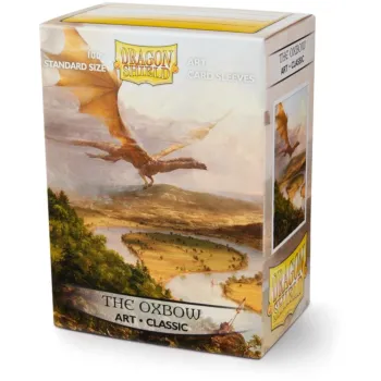 Protetor de Cartas 66mm x 91mm (Padrão) Arte The Oxbow c/ 100 - Dragon Shield
