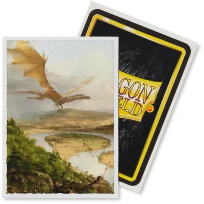 Protetor de Cartas 66mm x 91mm (Padrão) Arte The Oxbow c/ 100 - Dragon Shield