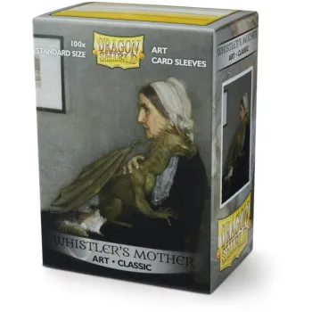 Protetor de Cartas 66mm x 91mm (Padrão) Arte Whistler's Mother c/ 100 - Dragon Shield