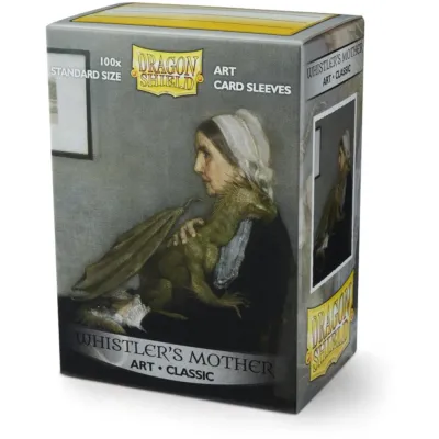Protetor de Cartas 66mm x 91mm (Padrão) Arte Whistler's Mother c/ 100 - Dragon Shield