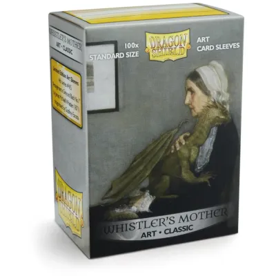 Protetor de Cartas 66mm x 91mm (Padrão) Arte Whistler's Mother c/ 100 - Dragon Shield