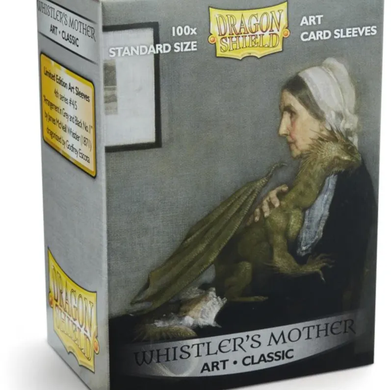 Protetor de Cartas 66mm x 91mm (Padrão) Arte Whistler's Mother c/ 100 - Dragon Shield