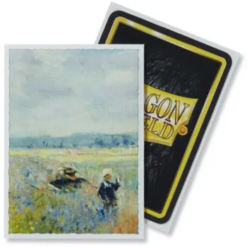 Protetor de Cartas 66mm x 91mm (Padrão) Arte Poppy Field c/ 100 - Dragon Shield