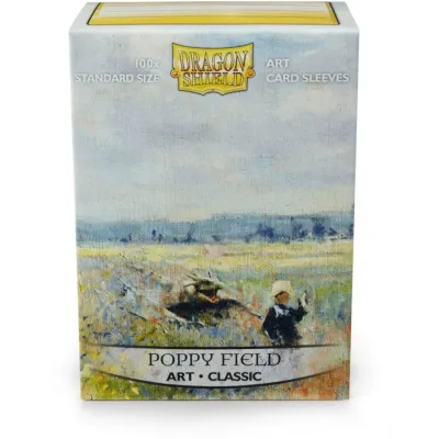 Protetor de Cartas 66mm x 91mm (Padrão) Arte Poppy Field c/ 100 - Dragon Shield Protetor de Cartas 66mm x 91mm (Padrão) Arte Poppy Field c/ 100 - Dragon Shield