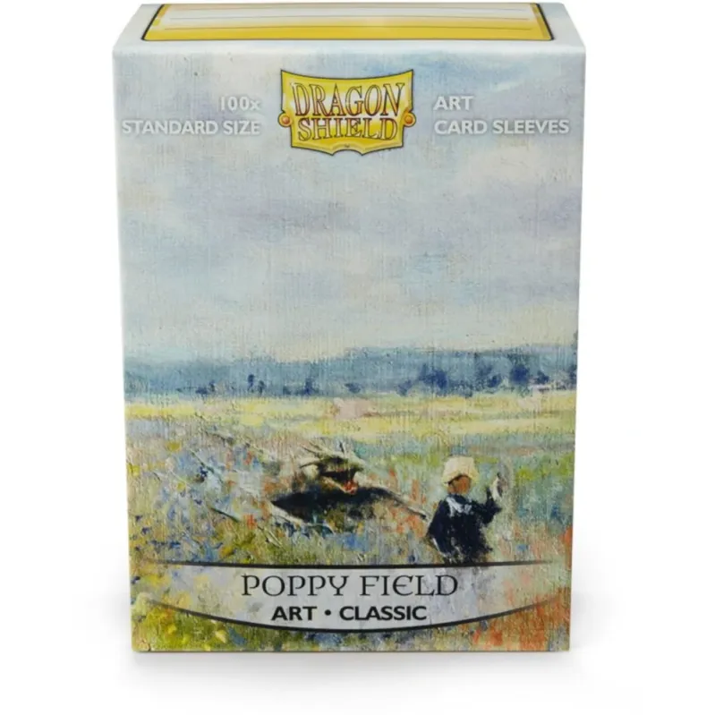 Protetor de Cartas 66mm x 91mm (Padrão) Arte Poppy Field c/ 100 - Dragon Shield Protetor de Cartas 66mm x 91mm (Padrão) Arte Poppy Field c/ 100 - Dragon Shield