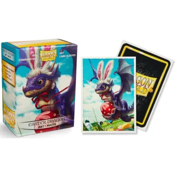 Protetor de Cartas 66mm x 91mm (Padrão) Matte Arte Easter Dragon c/ 100 - Dragon Shield