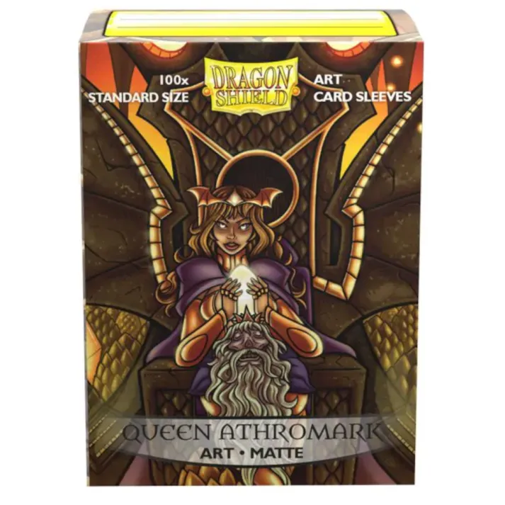 Protetor de Cartas 66mm x 91mm (Padrão) Arte Matte Queen Athromark c/ 100 - Dragon Shield Protetor de Cartas 66mm x 91mm (Padrão) Arte Matte Queen Athromark c/ 100 - Dragon Shield