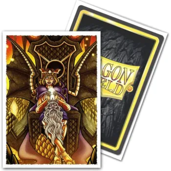 Protetor de Cartas 66mm x 91mm (Padrão) Arte Matte Queen Athromark c/ 100 - Dragon Shield Protetor de Cartas 66mm x 91mm (Padrão) Arte Matte Queen Athromark c/ 100 - Dragon Shield
